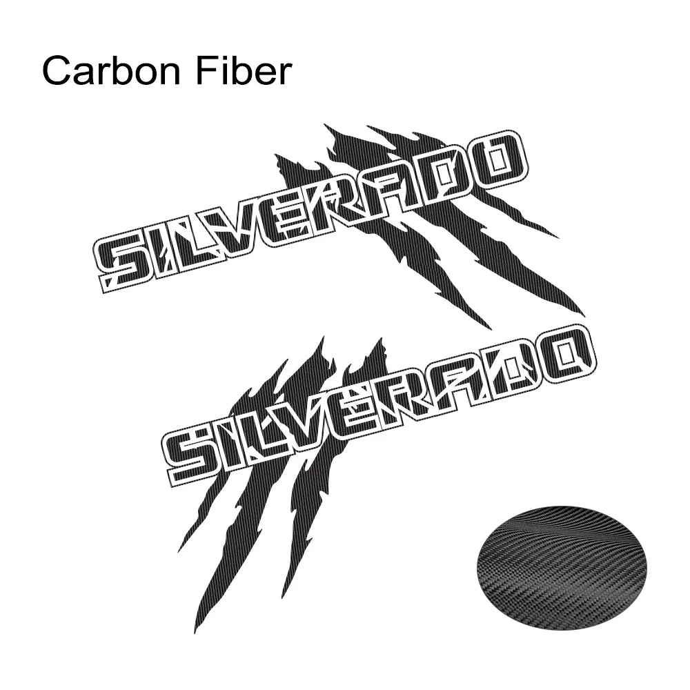 Claw Style Bed Side Decal for Chevrolet Silverado 1500 / 2500 / Z71 / S10 | Pickup Vinyl Graphic - 200000182:200013901#Carbon Fiber;5:361386#70x38.9cm-200000182:200013901#Carbon Fiber;5:100014064#90x50cm-200000182:200013901#Carbon Fiber;5:200000990#40x22cm-200000182:200013901#Carbon Fiber;5:361385#50x27.8cm-200000182:200211869#Colorful Laser;5:361386#70x38.9cm-  DRIVEN - 11