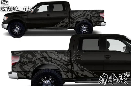 Full-Body Appearance Decoration Vinyl Kit for Ford F-150 Raptor | Custom KK Pickup Wrap - 200000182:29#A2-200000182:193#A1-200000182:366#C1-200000182:350852#C-200000182:10#B-  DRIVEN - 10