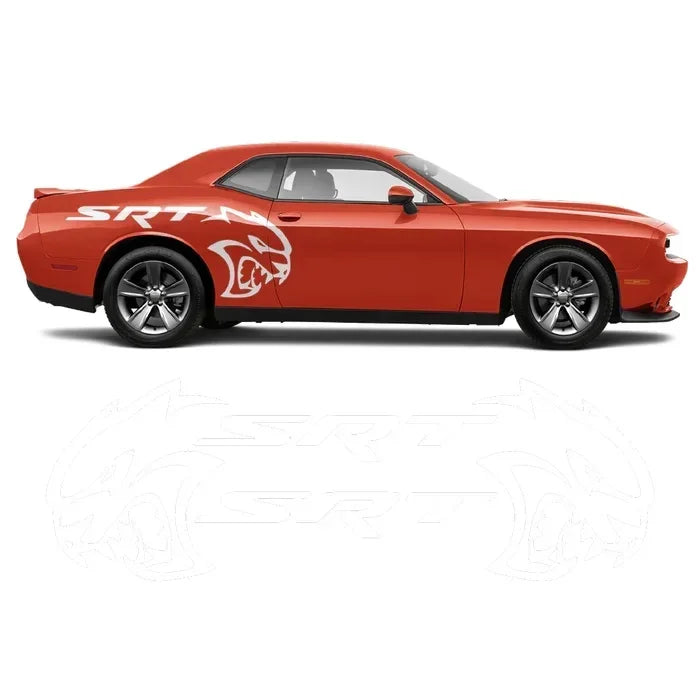 Hellcat SRT Rear Fender Tribal Decal — Both Sides Included | Challenger, Charger & Mustang - 200000182:691#03;5:200000990#Both Side-200000182:10#04;5:200000990#Both Side-200000182:193#01;5:200000990#Both Side-200000182:29#02;5:200000990#Both Side-200000182:175#07;5:200000990#Both Side-  DRIVEN - 9