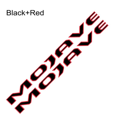 Jeep Gladiator Mojave Hood Decal – Vinyl Letter Graphic Sticker Set | Engine Hood Cover (2 Pcs) - 200000182:10#Glossy Red-200000182:350852#Black Red-200000182:193#Glossy Black-200000182:29#Glossy White-  DRIVEN - 9