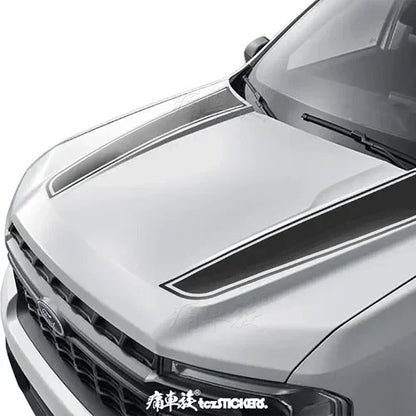 Dedicated Hood Trim Decal Film for Ford Maverick | Premium Color Change Vinyl - 200000182:496#H  black-200000182:173#G black-200000182:200013901#other colors-200000182:350686#J black-200000182:350852#D black-  DRIVEN - 15