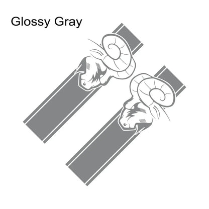 Dodge RAM Bed Side Graphic Kit – Pickup Truck Vinyl Decal Set (2 Pcs) | 1500, 2500, 3500, Rebel, TRX | 12 Finishes - 200000182:350853#Carbon Fiber-200000182:193#Glossy Black-200000182:691#Glossy Gray-200000182:29#Glossy White-200000182:350852#Glossy Orange-  DRIVEN - 16