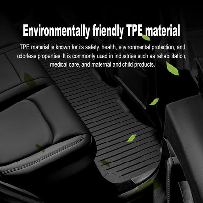 TPE Floor Mats & Luggage Mat for Tesla Model Y Juniper Premium / Performance (2025+) | All-Weather Set - 200000182:29#3PCS floor mats-200000182:10#6PCS sets-200000182:350852#5PCS sets-200000182:366#5PCS sets-200000182:175#7PCS sets-  DRIVEN - 3