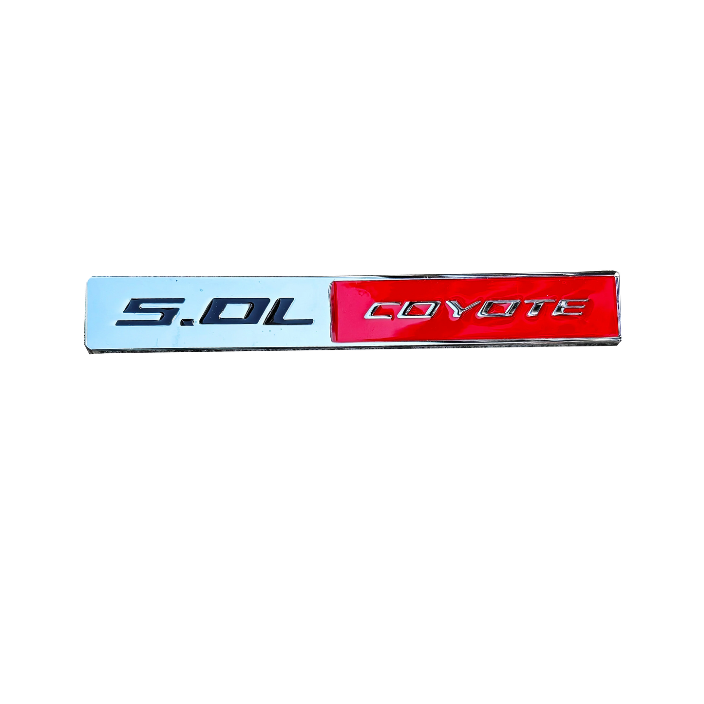 5.0L COYOTE Metal Badge | Trunk & Fender Emblem Sticker for Ford Mustang - 200000182:193#A-200000182:29#B-200000182:691#C-200000182:10#D-  DRIVEN - 10