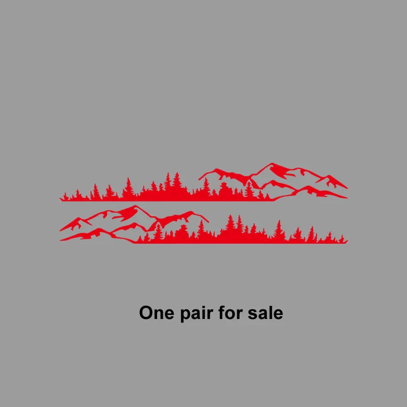 Hills & Forest Scene Adventure Decal | Outdoor Nature Vinyl Sticker for Cars, Trucks & More - 200000182:366;5:100014064-200000182:10;5:361385-200000182:366;5:361385-200000182:366;5:361386-200000182:350853;5:361385-  DRIVEN - 12