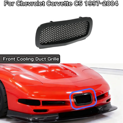 Front Cooling Duct Grille Body Kit for Chevrolet Corvette C5 (1997–2004) | Matte Black ABS