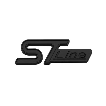3D Metal ST Line Trunk Badge | Ford Focus / Mondeo / Kuga / Ecosport Emblem - 200000182:350686#Silver Blue;5:361385#7.9 x 2.7cm-200000182:496#Black Blue;5:361385#7.9 x 2.7cm-200000182:173#Silver Yellow;5:361385#7.9 x 2.7cm-200000182:175#Black Yellow;5:361385#7.9 x 2.7cm-200000182:350850#Black Green;5:361385#7.9 x 2.7cm-  DRIVEN - 17