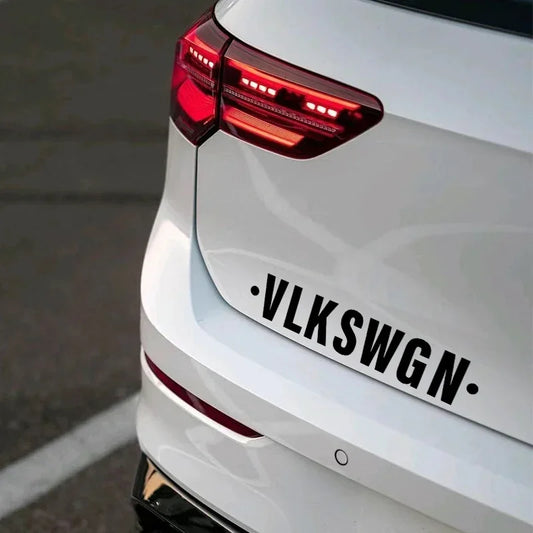 VLKSWGN Front Windshield & Rear Window Decal for VW Golf MK6 / MK7 / R / GTI | Vinyl Sticker - 200000182:366;5:361385#20x3.8CM-  DRIVEN - 2