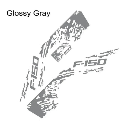 Ford F-150 Raptor Body Side Graphic Kit – Splash Grunge Vinyl Decal Set (3 Pcs) | 12 Finishes - 200000182:29#Glossy Orange-200000182:173#Glossy Yellow-200000182:175#Glossy Blue-200000182:193#Matt Gold-200000182:366#Matt Silver-  DRIVEN - 18