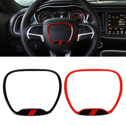Steering Wheel Central Ring Trim Cover for Dodge Challenger / Charger (2015+) | CE Certified