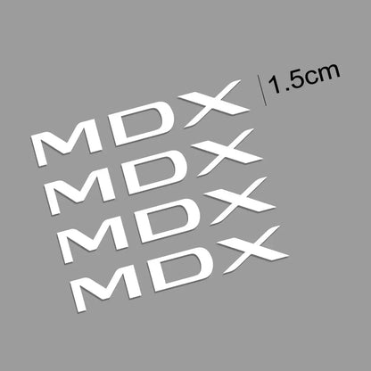Reflective Wheel Rim Decal Stickers for Acura MDX / ILX / RDX / TLX | 4-Piece Vinyl Film Set - 200000182:10#For TLX;5:361385#Red-200000182:10#For TLX;5:361386#Silver White-200000182:691#For RDX;5:361386#Silver White-200000182:10#For TLX;5:200000990#Black-200000182:691#For RDX;5:200000990#Black-  DRIVEN - 5