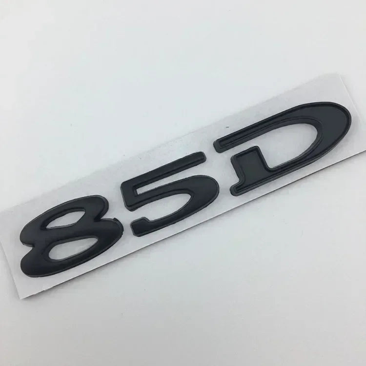 Rear Boot Trunk Tailgate Emblem Badge for Tesla Model 3 / S / X / Y | 75D 85D 90D 100D Sticker - 14:200004889#75D-14:200003699#75D-3-14:200002130#85D-14:200004890#75D-1-14:200004891#75D-2-  DRIVEN - 10