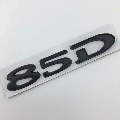 Rear Boot Trunk Tailgate Emblem Badge for Tesla Model 3 / S / X / Y | 75D 85D 90D 100D Sticker - 14:200004889#75D-14:200003699#75D-3-14:200002130#85D-14:200004890#75D-1-14:200004891#75D-2-  DRIVEN - 10