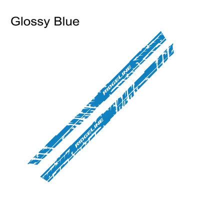 Door Side Skirt Stripe Decal for Honda Ridgeline | 2-Piece Vinyl Pickup Truck Graphic - 200000182:496#Matt Silver-200000182:173#Matt Gold-200000182:175#Glossy Blue-200000182:366#Glossy Yellow-200000182:350852#Glossy Orange-  DRIVEN - 8