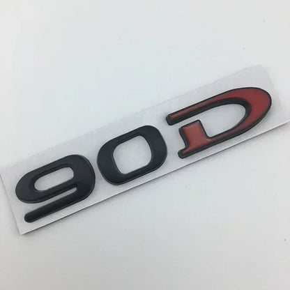 Rear Boot Trunk Tailgate Emblem Badge for Tesla Model 3 / S / X / Y | 75D 85D 90D 100D Sticker - 14:200004889#75D-14:200003699#75D-3-14:200002130#85D-14:200004890#75D-1-14:200004891#75D-2-  DRIVEN - 11