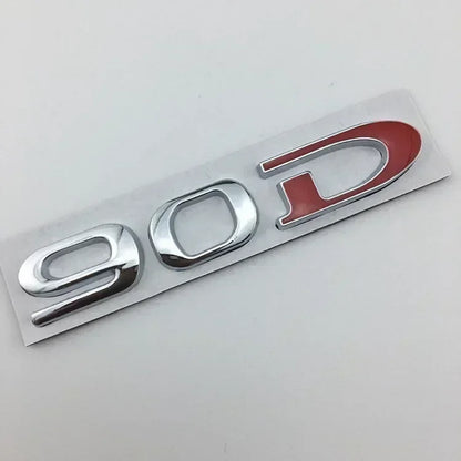 Rear Boot Trunk Tailgate Emblem Badge for Tesla Model 3 / S / X / Y | 75D 85D 90D 100D Sticker - 14:200004889#75D-14:200003699#75D-3-14:200002130#85D-14:200004890#75D-1-14:200004891#75D-2-  DRIVEN - 14