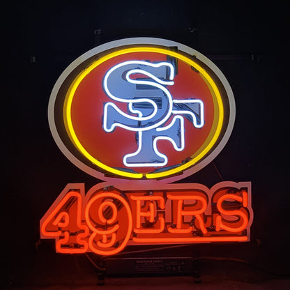 SF San Francisco 49 ERS Neon Signs Light - ME959-  DRIVEN - 2