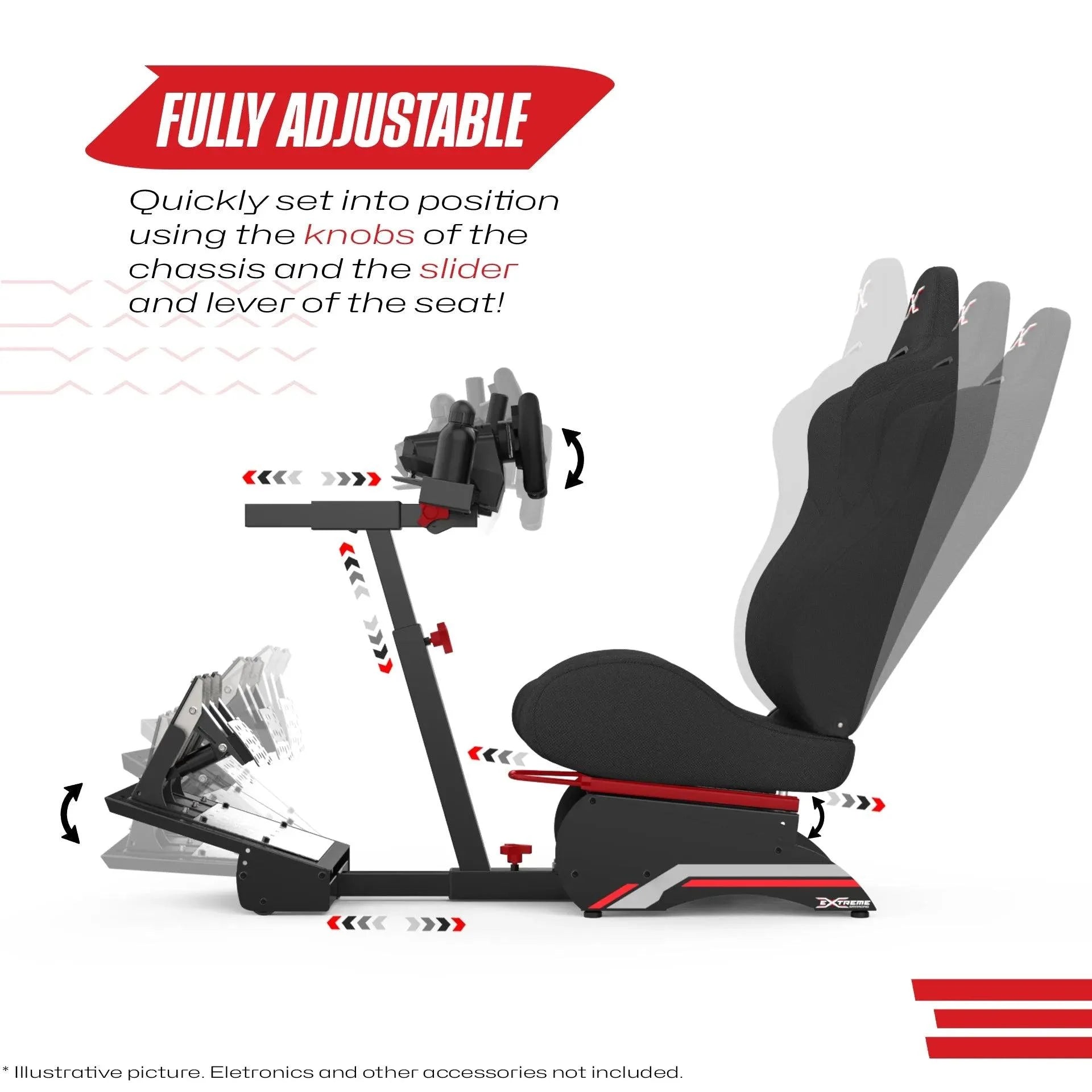 SIM RACING COCKPIT COMPACT 2.0 - 1100-  DRIVEN - 3