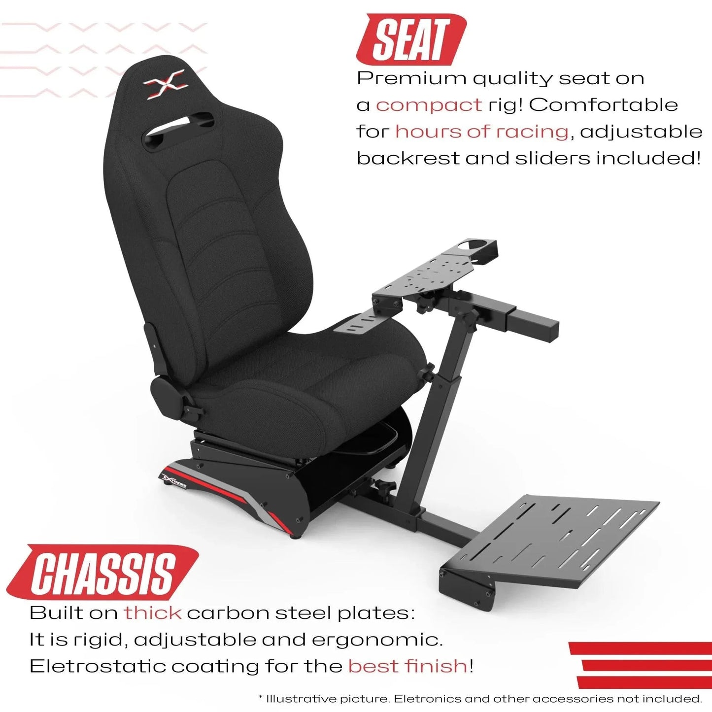 SIM RACING COCKPIT COMPACT 2.0 - 1100-  DRIVEN - 2