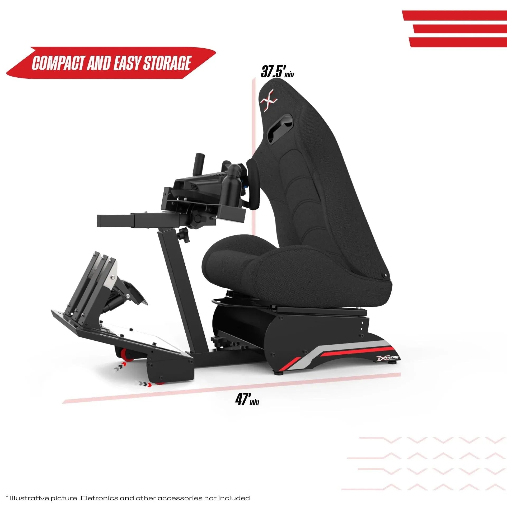 SIM RACING COCKPIT COMPACT 2.0 - 1100-  DRIVEN - 8