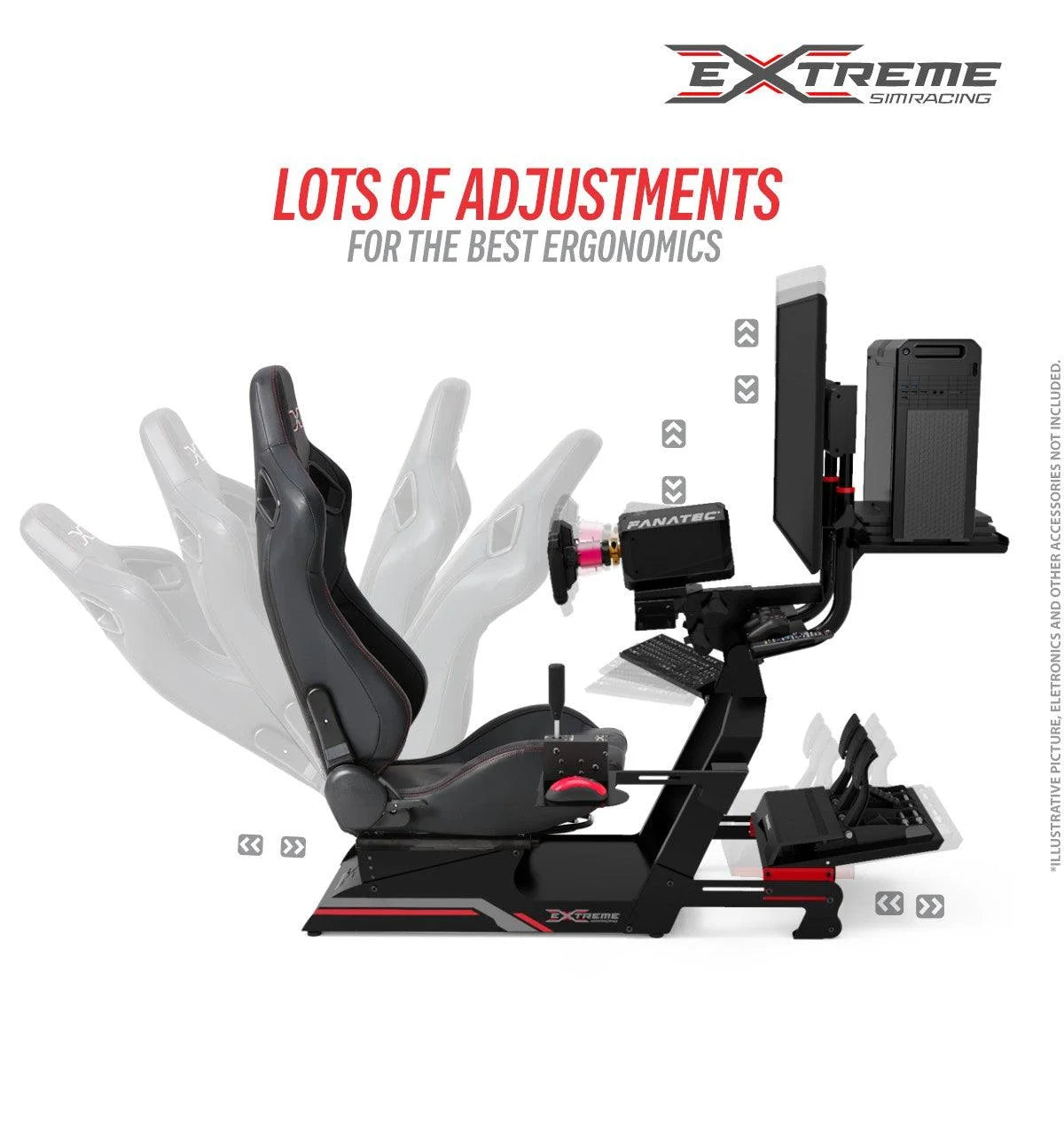 SIM RACING COCKPIT XT PREMIUM 3.0 FULL ACCESSORIES - 565-  DRIVEN - 5
