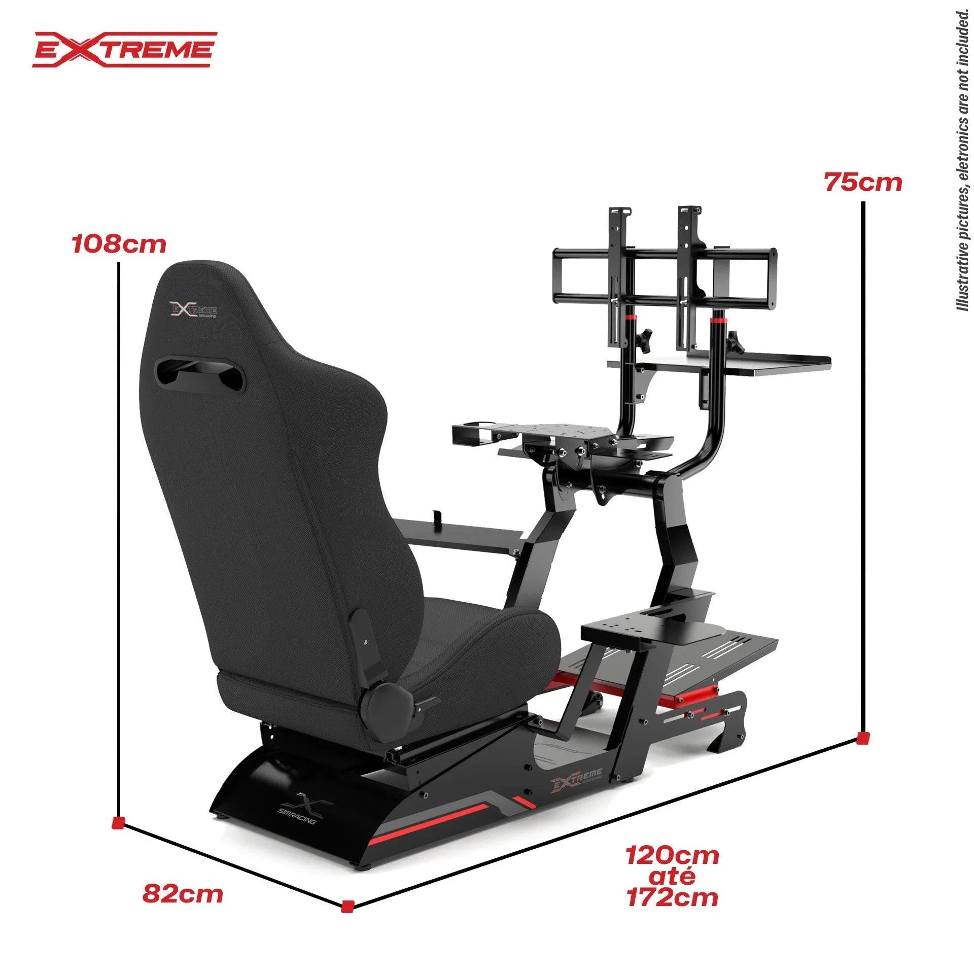 SIM RACING COCKPIT XT PREMIUM LITE 3.0 FULL ACCESSORIES - 1103-  DRIVEN - 3