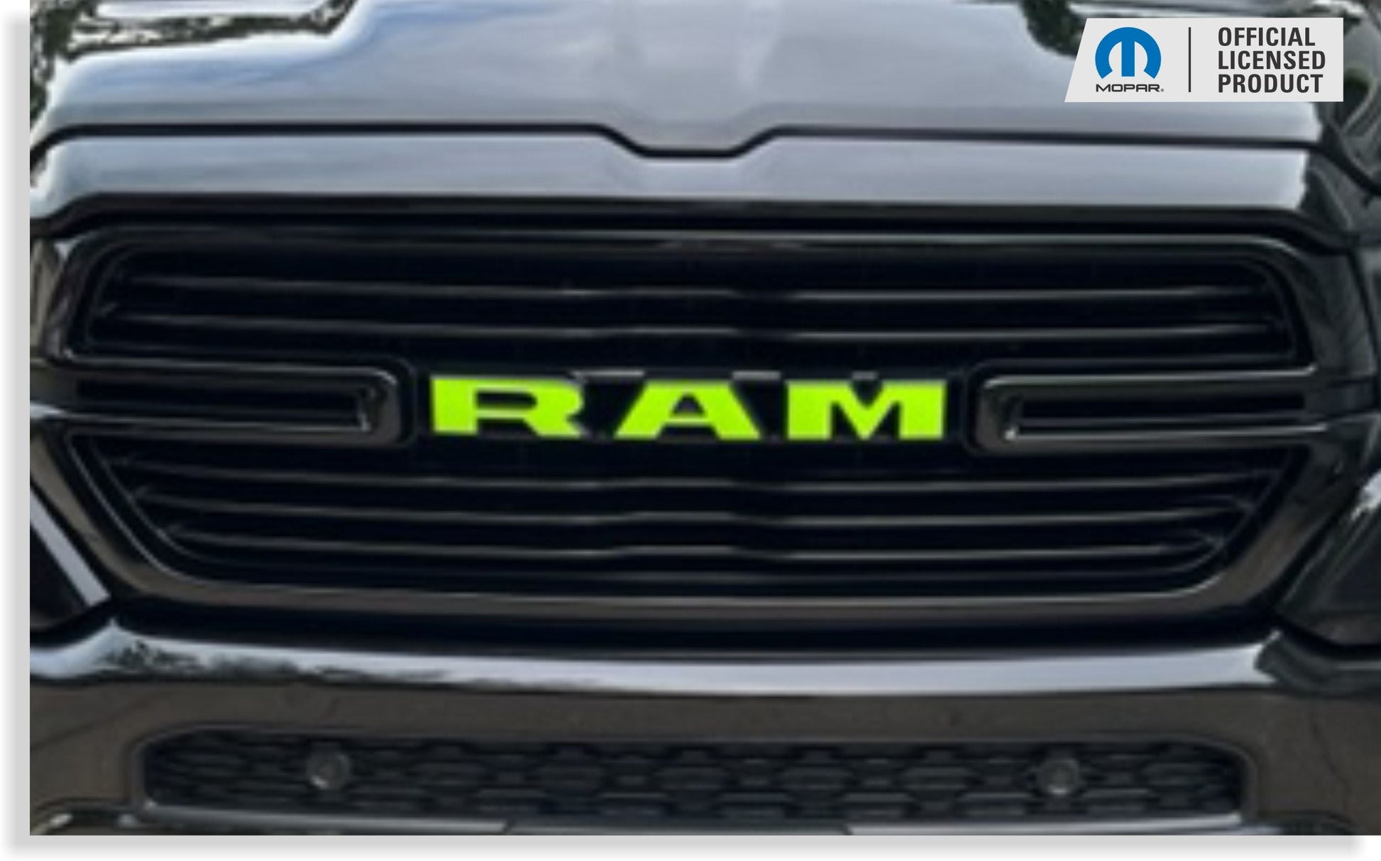 RAM Grille Emblem Overlay Decal   - 2019-2024 Ram 1500 - sku-43596718014651-sku-43596718047419-sku-43596718080187-sku-43596718112955-sku-43596718145723-  DRIVEN - 24