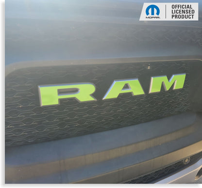 RAM Grille Emblem Overlay Decal   - 2019-2024 Ram 1500 Rebel - Ram19:Rebel-F-01-Ram19:Rebel-F-03-Ram19:Rebel-F-02-Ram19:Rebel-F-04-Ram19:Rebel-F-05-  DRIVEN - 14
