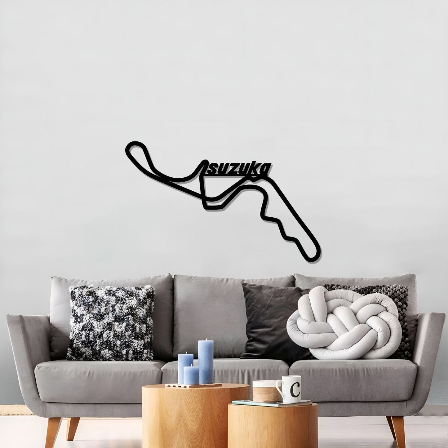 Suzuka Formula 1 Metal Circuit Wall Art - MT1100 - MT1100B40-MT1100B69-MT1100B99-  DRIVEN - 3