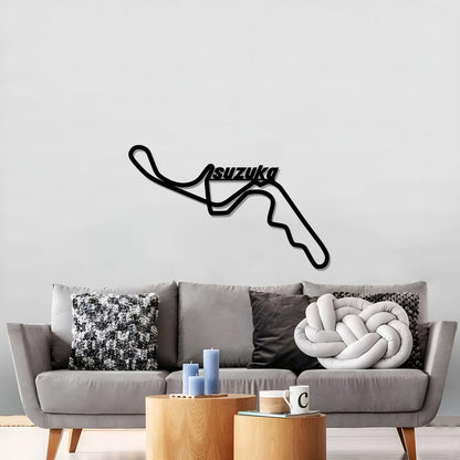 Suzuka Formula 1 Metal Circuit Wall Art - MT1100 - MT1100B40-MT1100B69-MT1100B99-  DRIVEN - 3