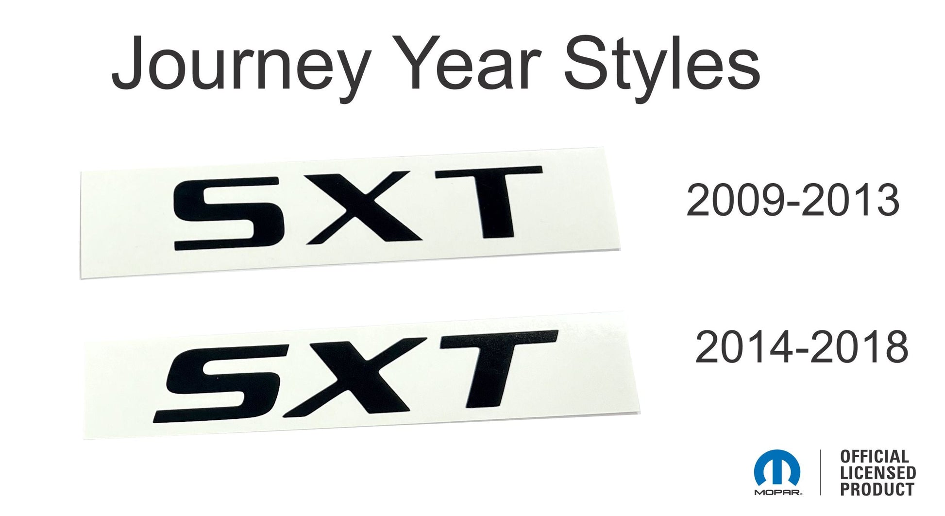 SXT Emblem Overlay Decal  - Dodge Journey - Journey:SXT-B-01-Journey:SXT-B-02-Journey:SXT-B-03-Journey:SXT-B-04-Journey:SXT-B-05-  DRIVEN - 4