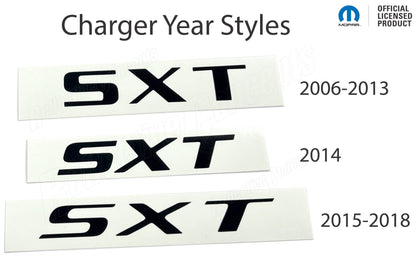 SXT Trunk Emblem Overlay Decal  - Dodge Charger SXT - sku-43596731777211-sku-43596731809979-sku-43596731842747-sku-43596731875515-sku-43596731908283-  DRIVEN - 3