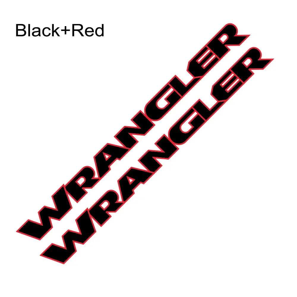 Jeep Wrangler Hood & Door Vinyl Decal – Engine Cover Bonnet Sticker | JK, JL, TJ, YJ, Unlimited, Sahara | 13 Colors - 200000182:350853#Gold Silver-200000182:173#Black Gray-200000182:175#Black Red-200000182:366#Carbon Fiber-200000182:350852#Matt Black-  DRIVEN - 13