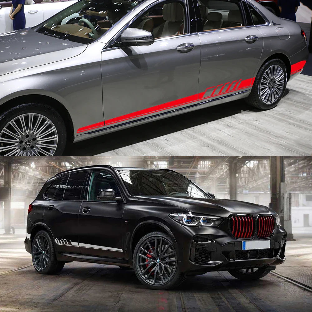 Side Stripe Body Decal for BMW X5 / X3 / X6 / X1 / X2 / X4 / X7 / M2 / M3 / M4 / M5 | Full Lineup Vinyl - 200000182:200013901#Matt Sliver;355:203282824#X2-200000182:200013901#Matt Sliver;355:203282825#X3-200000182:350850#Matt Gold;355:203282817#M4-200000182:200013901#Matt Sliver;355:203282823#X1-200000182:200013901#Matt Sliver;355:203282819#X6-  DRIVEN - 4