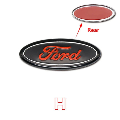5.8cm Aluminum Steering Wheel Emblem Decal for Ford Focus / F-150 / Mondeo | Metal Badge