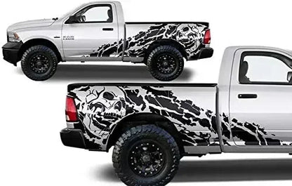Nightmare Side Graphics Kit for Dodge Ram 1500 / 2500 / 3500 | 3M Vinyl Decal Wrap - 200000182:10;5:361386#both side-200000182:366;5:361386#both side-200000182:193;5:361386#both side-200000182:173;5:361386#both side-200000182:29;5:361386#both side-  DRIVEN - 1