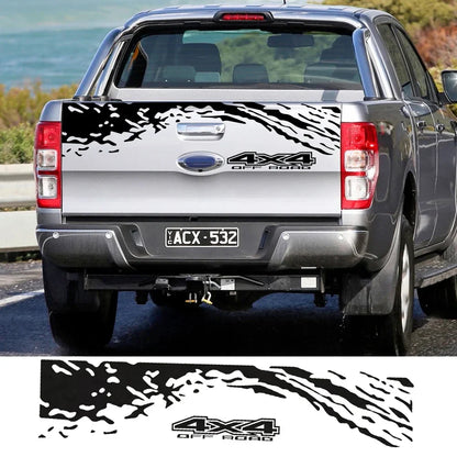 Universal 4x4 Off-Road Tailgate Decal | Fits Ford Ranger, Isuzu D-Max, Chevrolet, VW Amarok, Toyota Hilux & More - 200000182:350850#Matt Gold-200000182:350852#Glossy Orange-200000182:350853#Matt Sliver-200000182:10#Glossy Red-200000182:29#Glossy White-  DRIVEN - 1