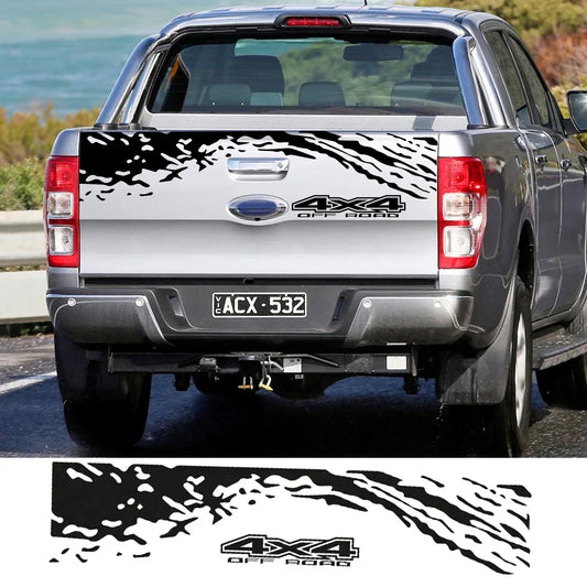 Universal 4x4 Off-Road Tailgate Decal | Fits Ford Ranger, Isuzu D-Max, Chevrolet, VW Amarok, Toyota Hilux & More - 200000182:350850#Matt Gold-  DRIVEN - 1