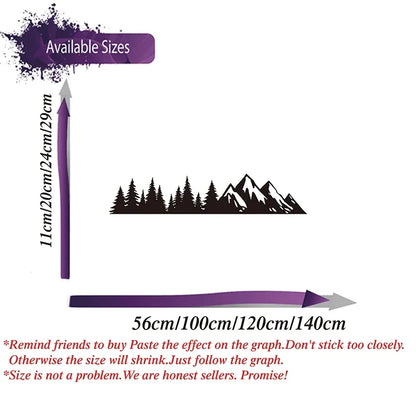 Jungle Forest Mountain Wall & Body Decal | Large Vinyl Sticker for SUV, 4x4, Camper & Off-Road - 200000182:175;5:4182#100cm x 20cm 1pc-200000182:175;5:4183#120cm x 24cm 1pc-200000182:193;5:200000990#140cm x 29cm 1pc-200000182:193;5:100014065#56cm x 11cm 1pc-200000182:193;5:4182#100cm x 20cm 1pc-  DRIVEN - 4
