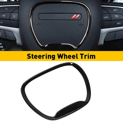 Steering Wheel Decoration Cover Trim Sticker for Dodge Challenger / Charger / Durango | OXILAM