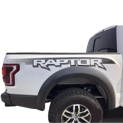 Black & Red Bedside Trunk Letter Graphics Decal for Ford F-150 Raptor (2015–2019) | Modified Vinyl Sticker - 200000182:193#black or white car-200000182:10#for red car-  DRIVEN - 4