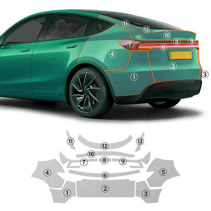 Precut PPF for Tesla Model Y Juniper (2025–2026) | 9-Mil TPU Scratch-Resistant Paint Protection - 200000182:350852#Whole Set;5:200000990#Clear Film-200000182:691#Doors;5:200000990#Clear Film-200000182:10#Rear Trunk;5:200000990#Clear Film-200000182:193#Front;5:200000990#Clear Film-200000182:29#Hood;5:200000990#Clear Film-  DRIVEN - 10