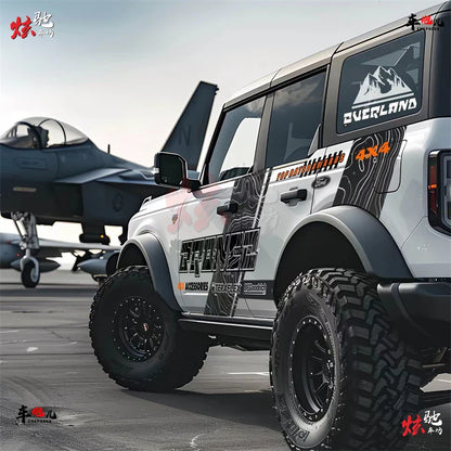 Custom Fashionable Full-Body Modification Vinyl Decal Kit for Ford Bronco | KK Sport Wrap - 200000182:29#L R-  DRIVEN - 5
