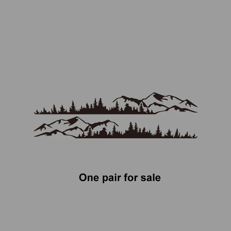 Hills & Forest Scene Adventure Decal | Outdoor Nature Vinyl Sticker for Cars, Trucks & More - 200000182:366;5:100014064-200000182:10;5:361385-200000182:366;5:361385-200000182:366;5:361386-200000182:350853;5:361385-  DRIVEN - 10