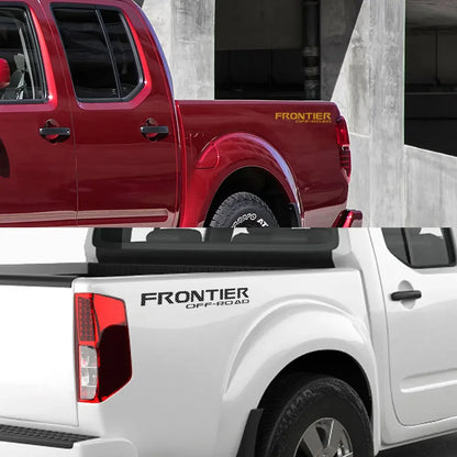 Trunk Bed Side Decal for Nissan Frontier | Custom Vinyl Truck Graphic 2-Pack - 200000182:350850#Matt Black-200000182:350853#Carbon Fiber-200000182:496#Matt Silver-200000182:1052#Colorful Laser-200000182:691#Glossy Gray-  DRIVEN - 4