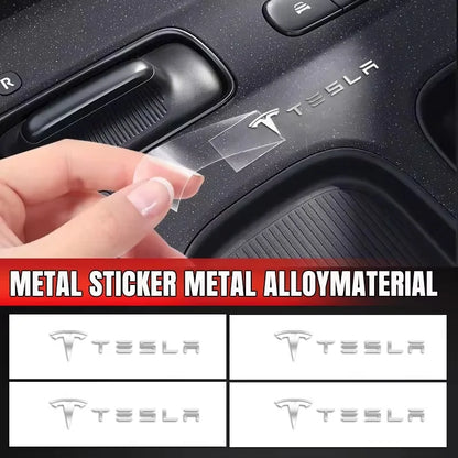 3D Metal Creative Waterproof Emblem Sticker for Tesla Model 3 / Y | Dirt-Proof Car Badge - 200000182:193#For Tesla;5:200000990#5pc-200000182:193#For Tesla;5:361385#10pc-  DRIVEN - 4