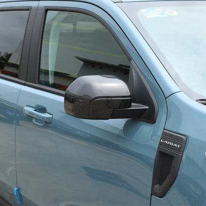 ABS Rearview Side Mirror Decoration Cover for Ford Maverick (2022) | Carbon Fiber / Black / Silver