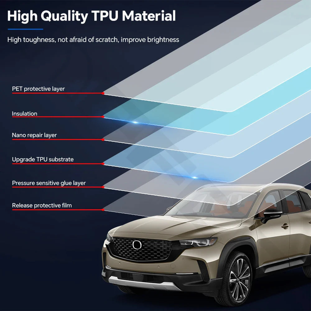 Precut PPF for Mazda CX-50 (2023–2025) | TPU Headlight, Mirror & Pillar Paint Protection Film - 200000182:193#B C Pillars Film;355:203282823#With Tools;5:200000990#Transparent Film-200000182:691#Headlight Film;355:203282823#With Tools;5:200000990#Transparent Film-200000182:29#Rearview Film;355:203282823#With Tools;5:200000990#Transparent Film-  DRIVEN - 6