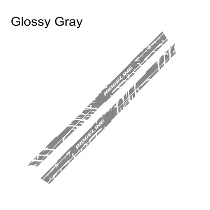Door Side Skirt Stripe Decal for Honda Ridgeline | 2-Piece Vinyl Pickup Truck Graphic - 200000182:496#Matt Silver-200000182:173#Matt Gold-200000182:175#Glossy Blue-200000182:366#Glossy Yellow-200000182:350852#Glossy Orange-  DRIVEN - 12