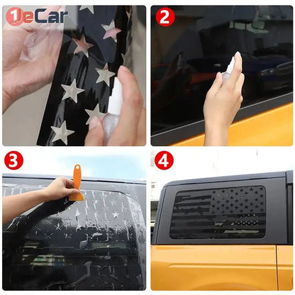 Rear Window Tint Decal Ornament for Ford Bronco (2021+) | PVC Privacy Sticker - 200000182:691#PVC C-200000182:29#PVC B-200000182:193#PVC A-200000182:366#soft carbonfiber D-200000182:350852#PVC D-  DRIVEN - 6